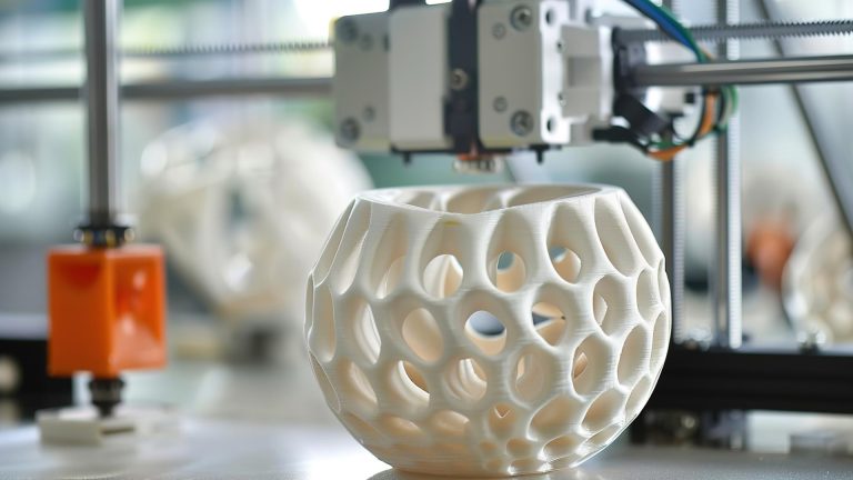 3d printing service online malaysia, picture of a 3d printer currently printing something